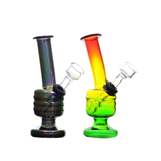 Cheap 2 Coloured Bong Set 13cm Waterpipe 