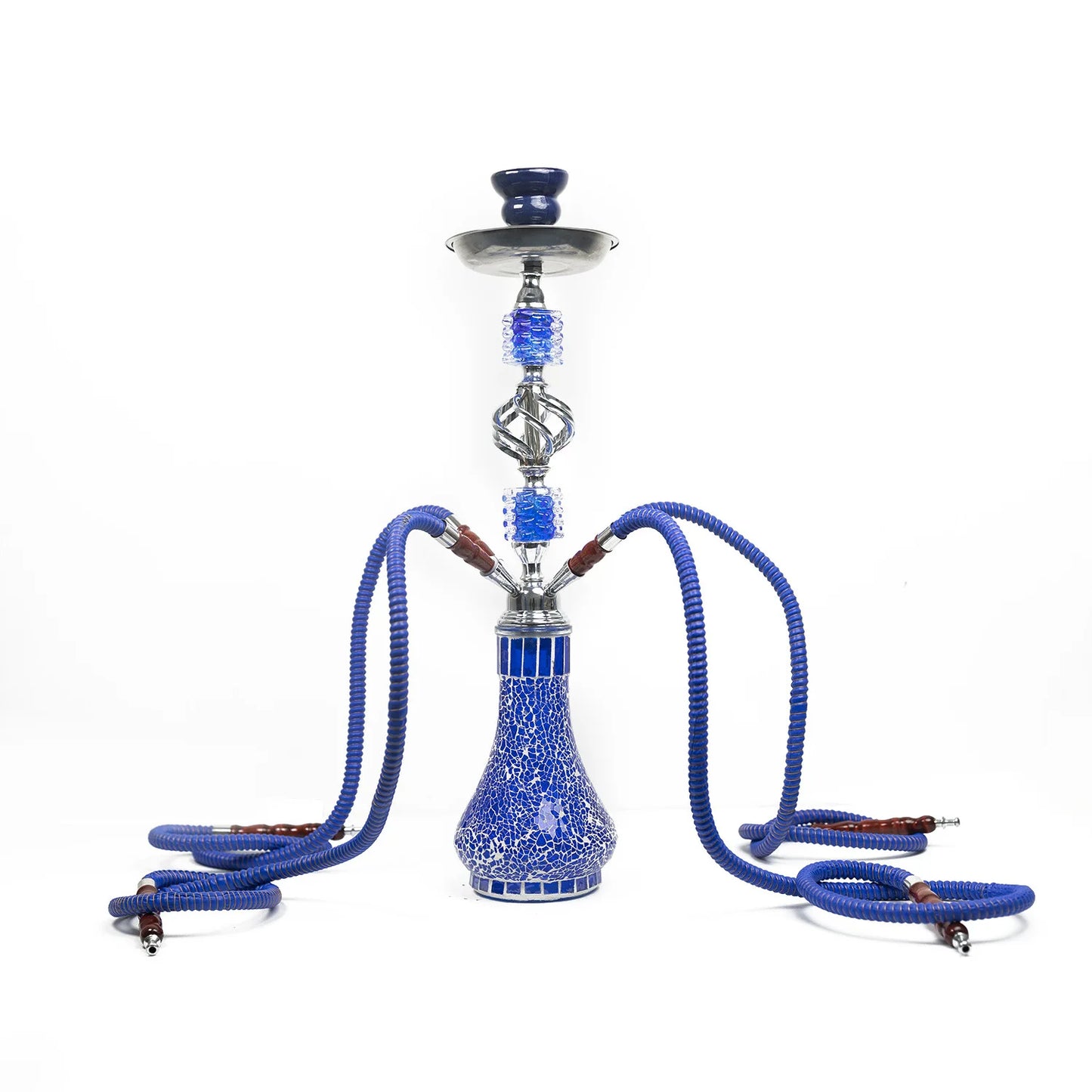 Acrylic Hookah Pipe 55cm (4 Hoses)