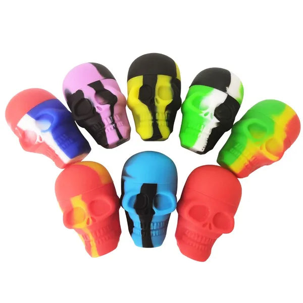 Silicone Skull Wax Storage (3pcs)