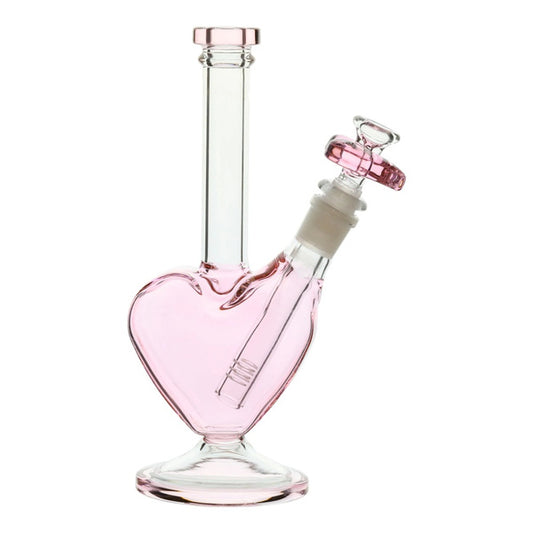 Pink Heart Bong 23cm