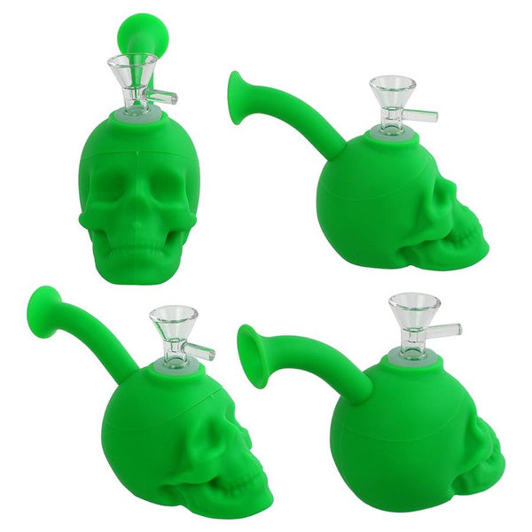 Silicone Skull Bong 10cm