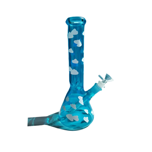 Cheap Blue Cloud Bong 30cm Waterpipe