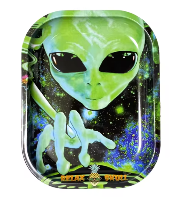 Trippy Alien Rolling Trays