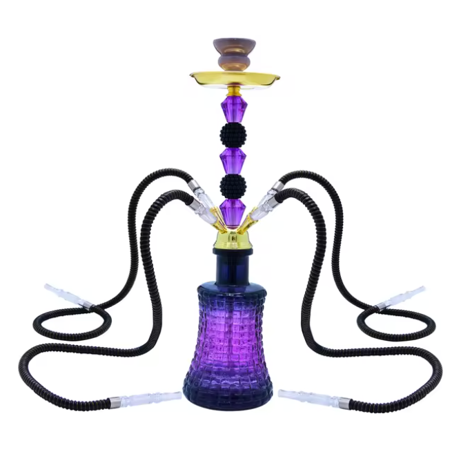 Glass Bottle Hookah 55cm (4 Hoses)