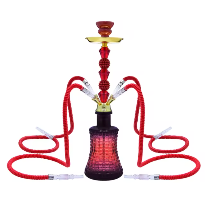 Glass Bottle Hookah 55cm (4 Hoses)