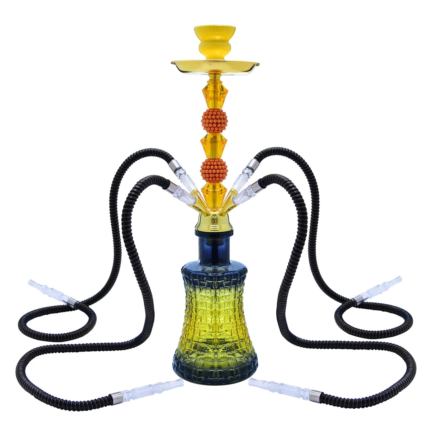 Glass Bottle Hookah 55cm (4 Hoses)