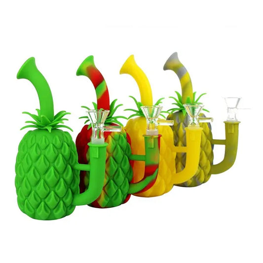 Silicone Pineapple Bong 18cm