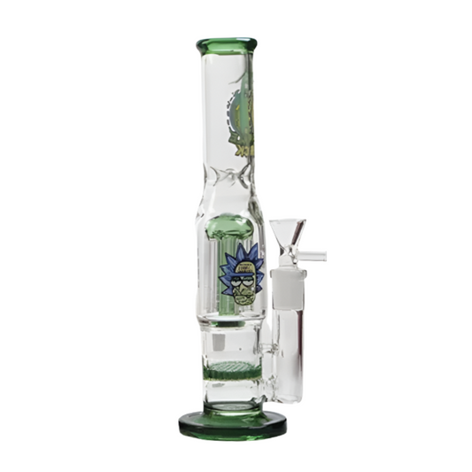 Cheap Rick & Morty Tree Perc Bong 39cm Waterpipe