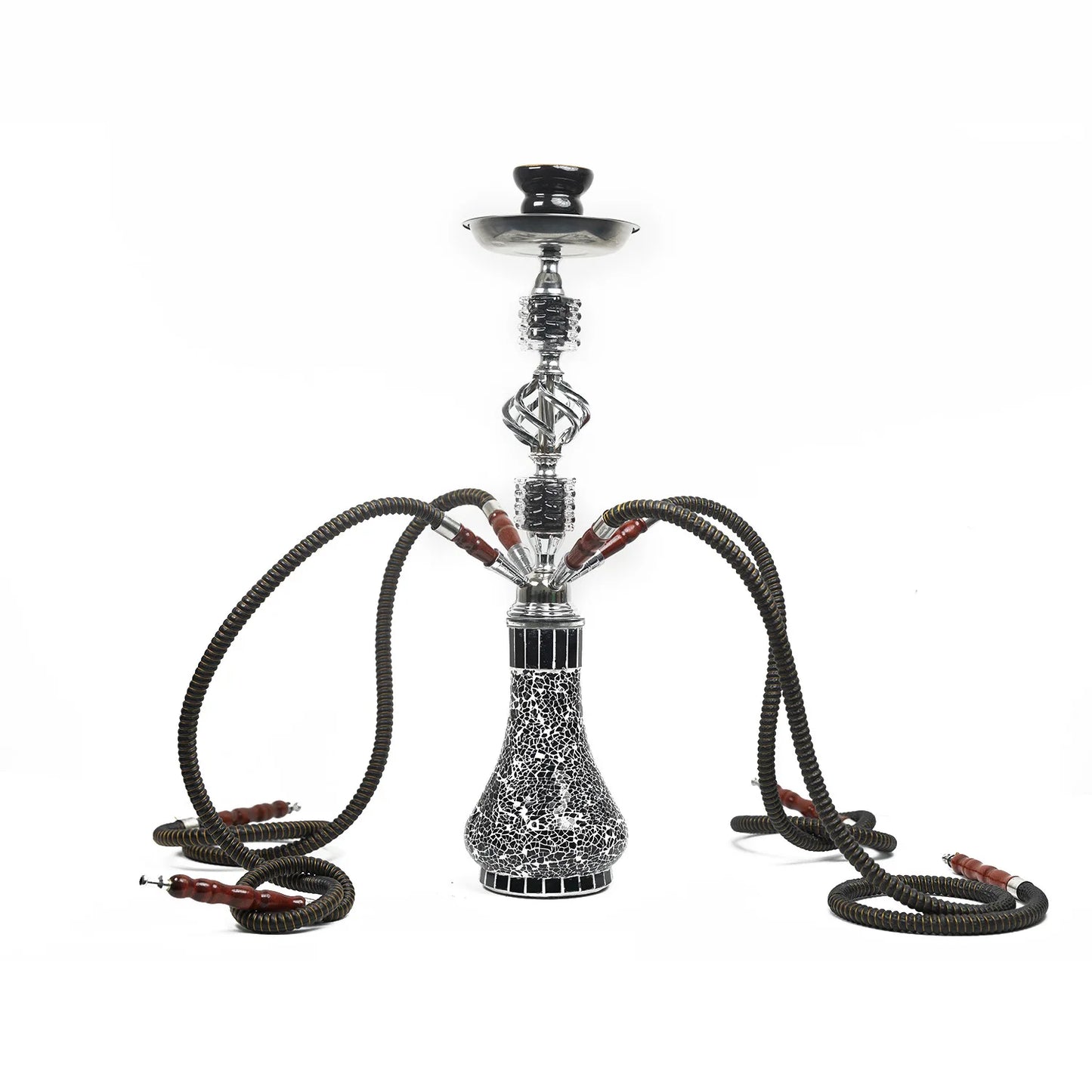 Acrylic Hookah Pipe 55cm (4 Hoses)