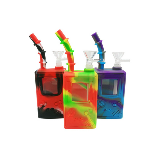 Cheap Silicone Game Console Bong 19cm Waterpipe