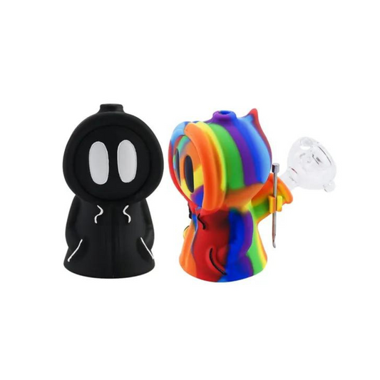 Cheap Silicone Ghost Bong 12cm Waterpipe