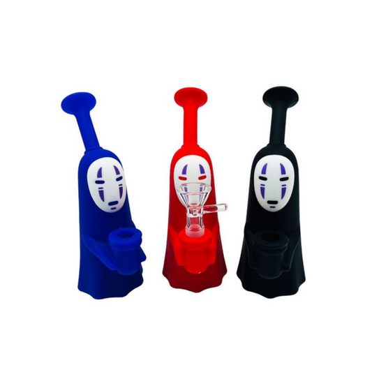 Cheap Silicone Kaonashi Bong 16cm Waterpipe