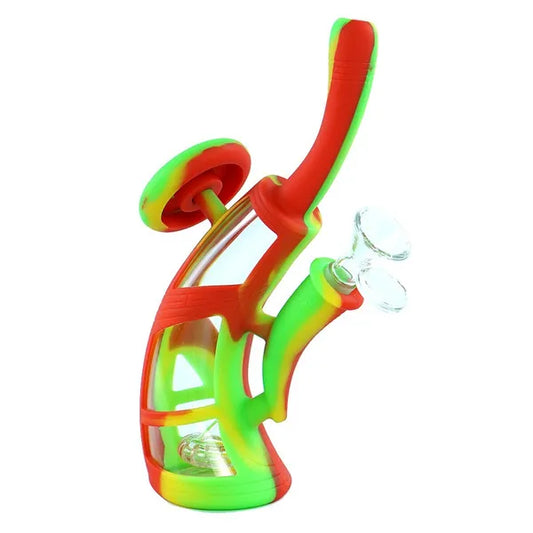 Cheap Silicone Perc Bong 20cm Waterpipe