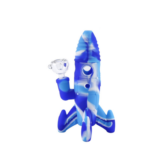 Cheap Silicone Rocket Bong 19cm Waterpipe