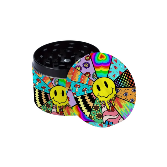 Cheap Trippy Smiley Face Grinder