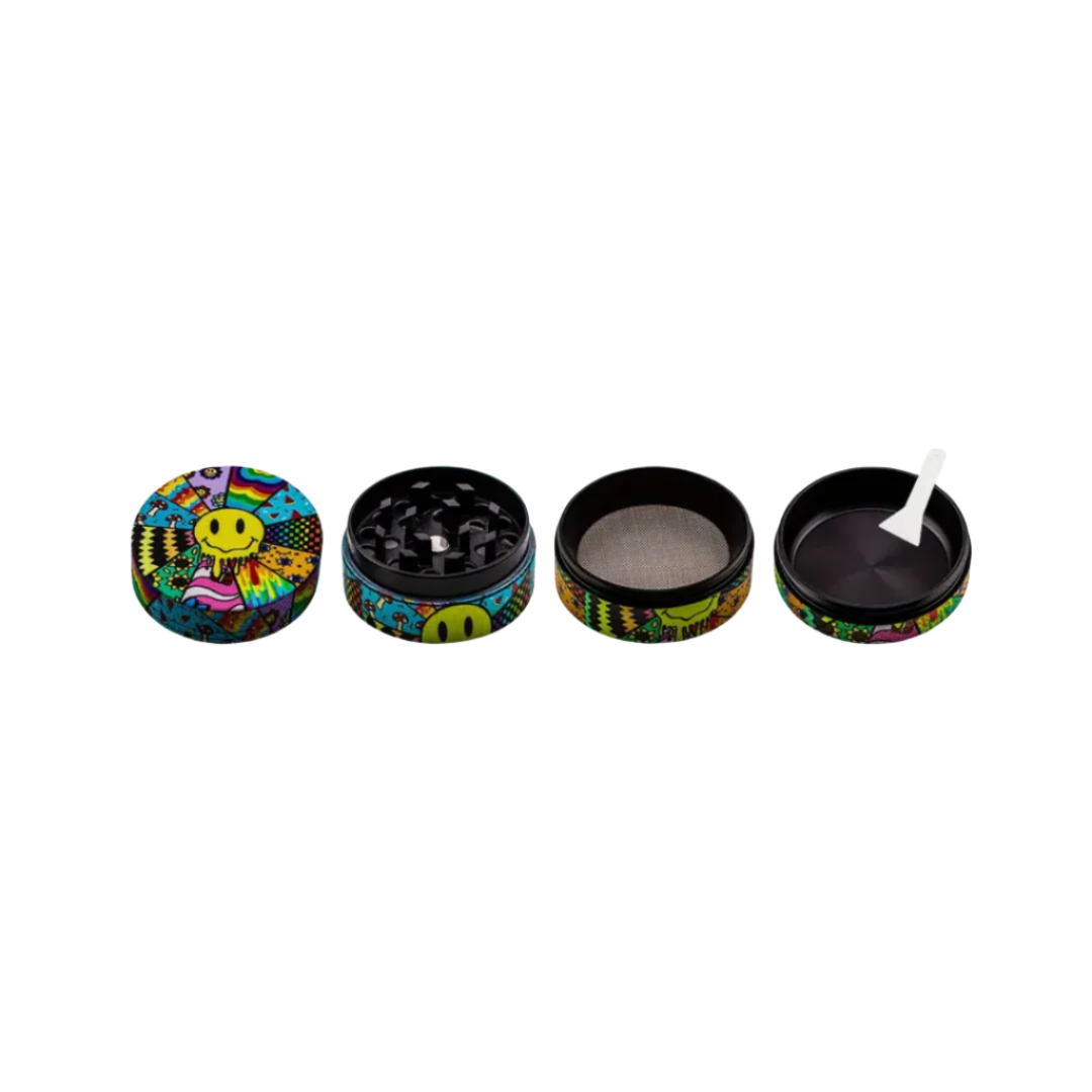 Cheap Trippy Smiley Face Grinder