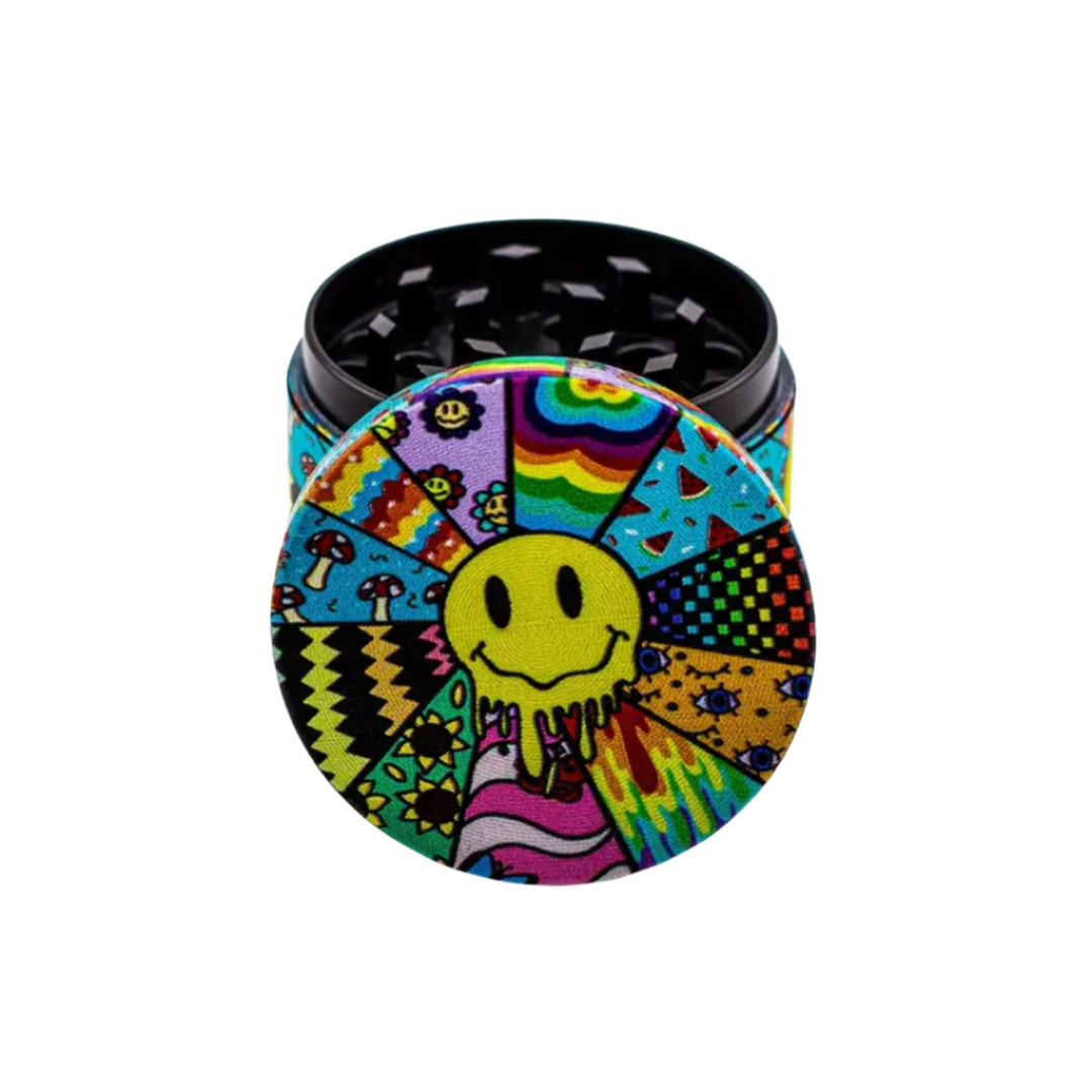 Cheap Trippy Smiley Face Grinder