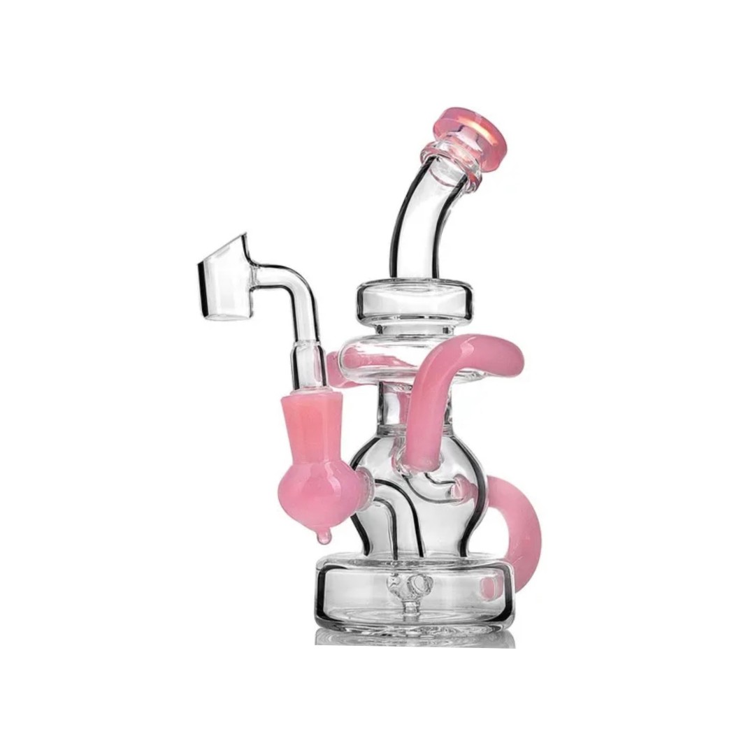 Pink/Purple Dab Rig 17cm