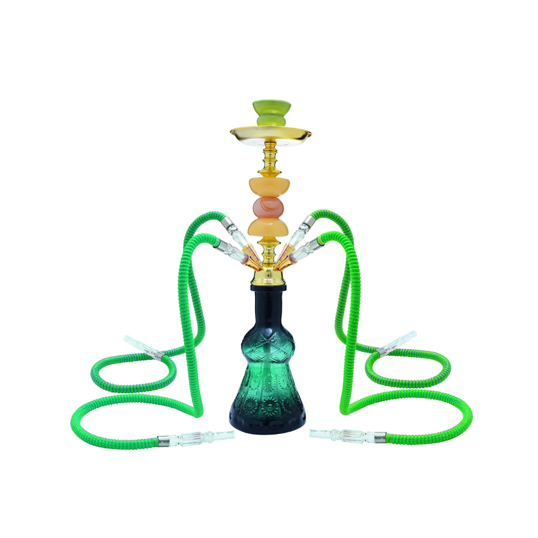 Glass Hookah Pipe 55cm (4 Hoses)