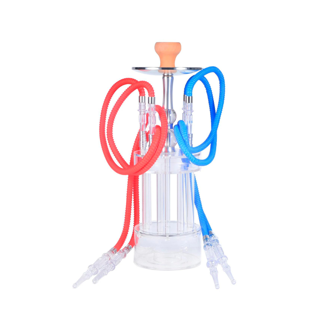 LED Acrylic Hookah 60cm (4 Hoses)