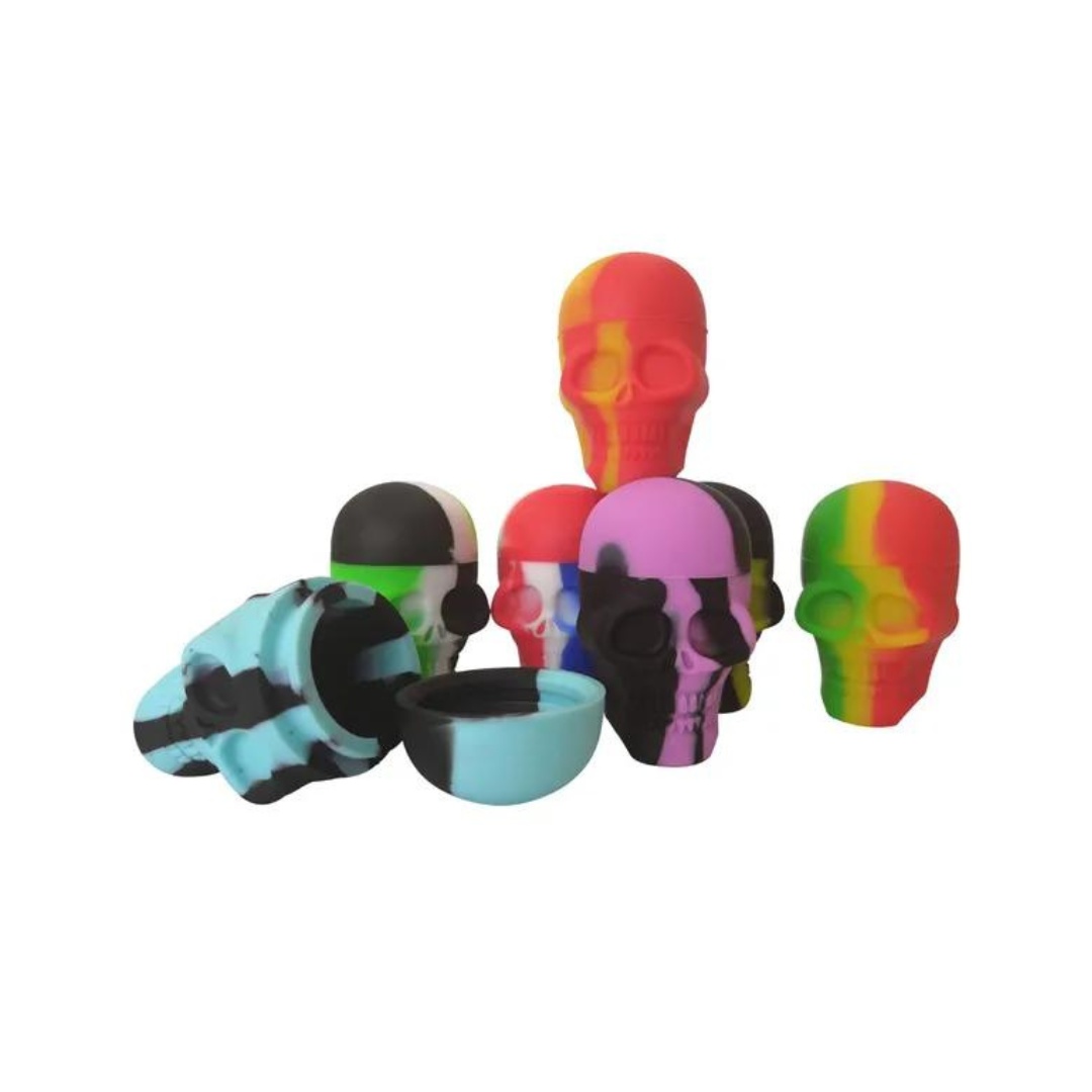 Silicone Skull Wax Storage (3pcs)