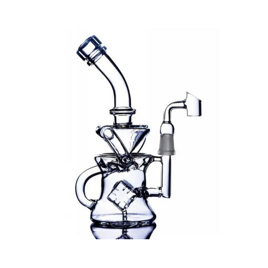 Square Recycler Dab Rig 24cm