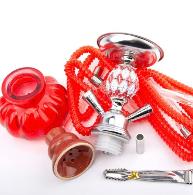 Rounded Hookah 28cm (2 Hoses)