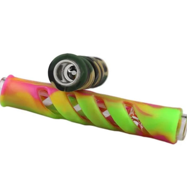 Coloured Grip One Hitter Pipe