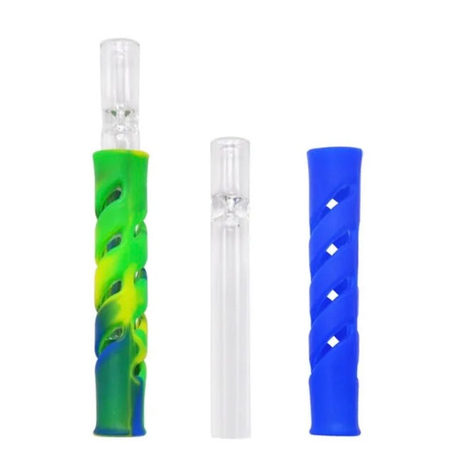 Coloured Grip One Hitter Pipe