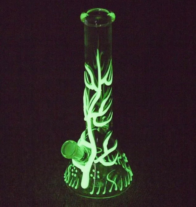 Glow In The Dark Tree Root Bong 25cm