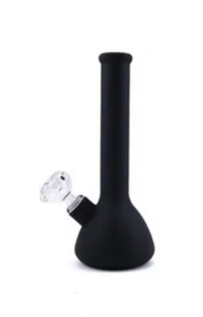 Silicone Black & Green Bong 22cm