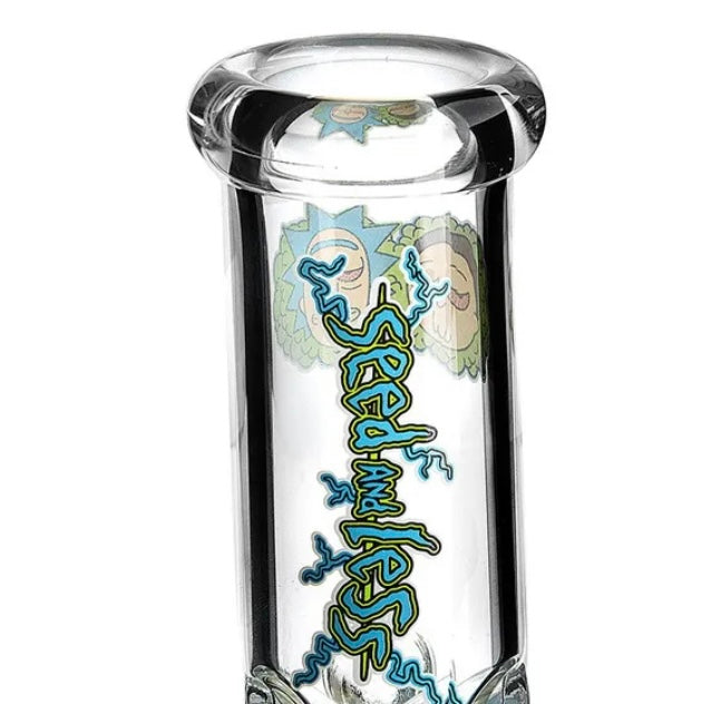 Rick & Morty Glass Bong 24cm