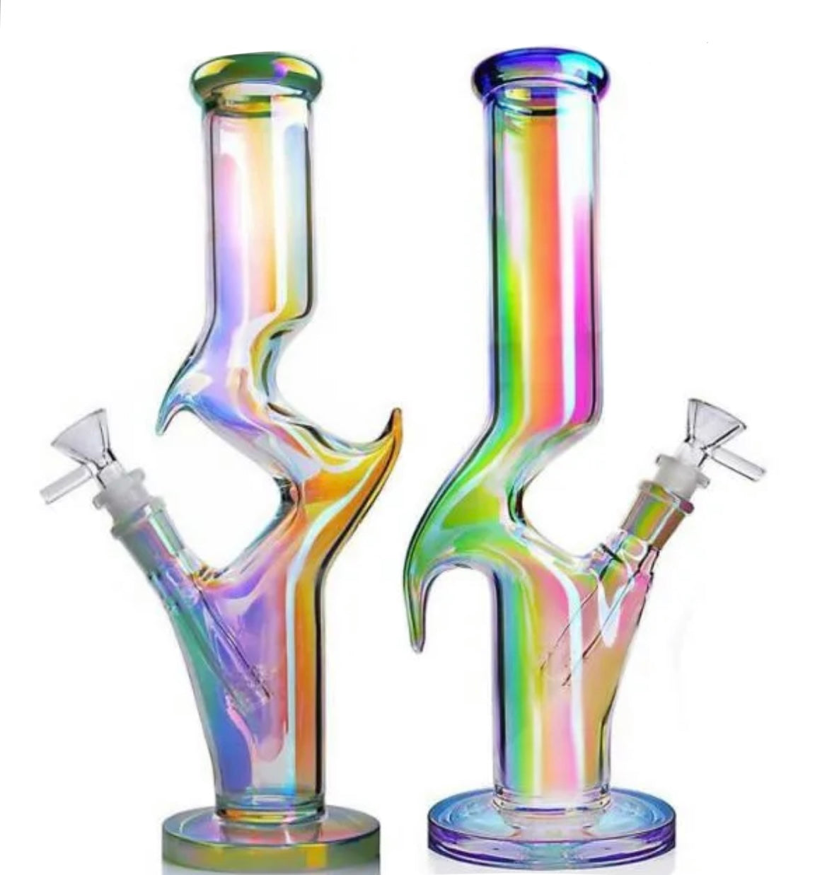 Colourful Hook Bong 32cm